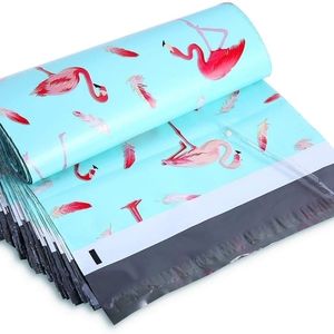 10 Flamingo Polymailers